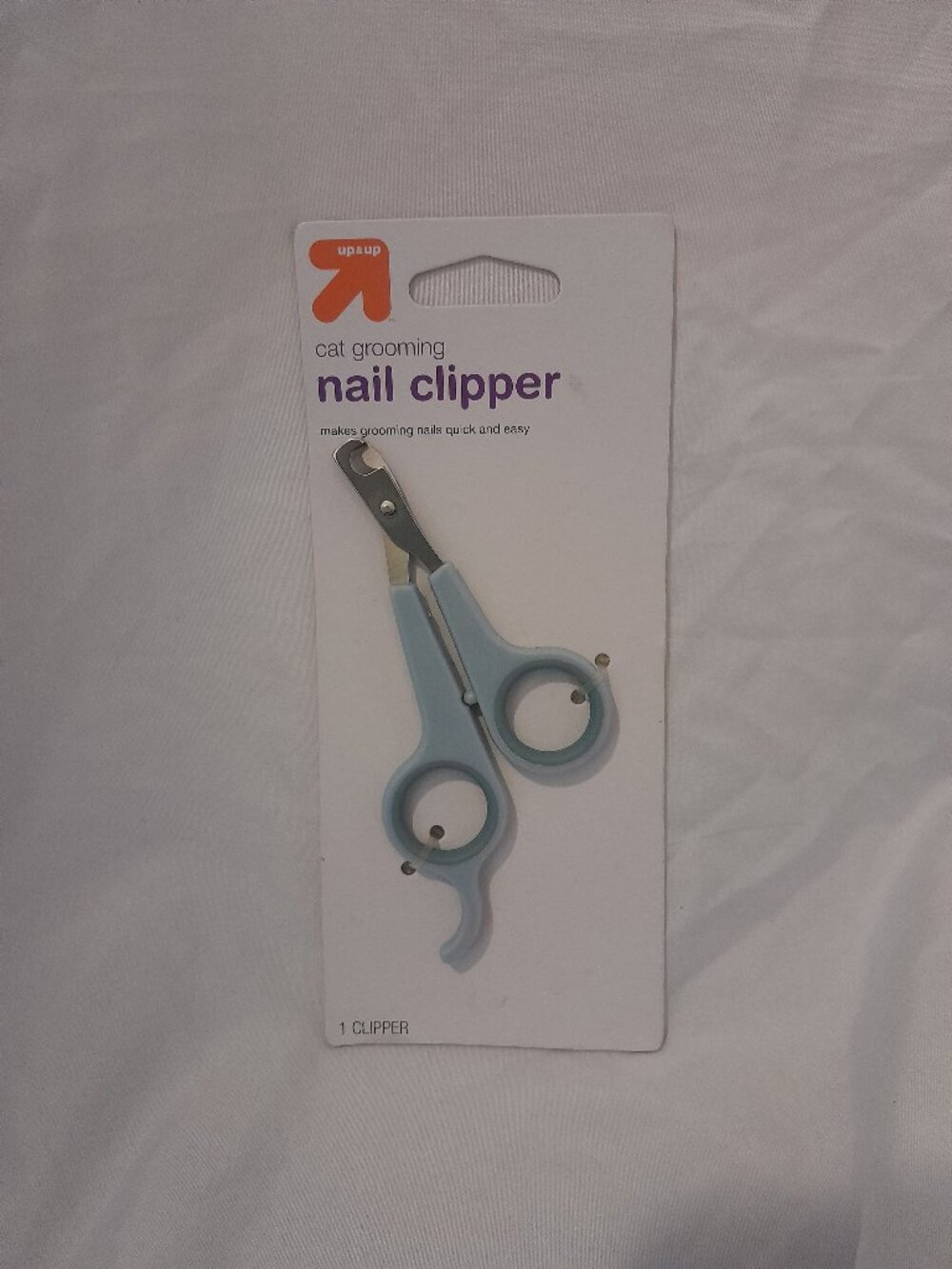 Up & Up Cat Grooming Nail Clipper Clippers NIP New in Packaging Light Baby Blue